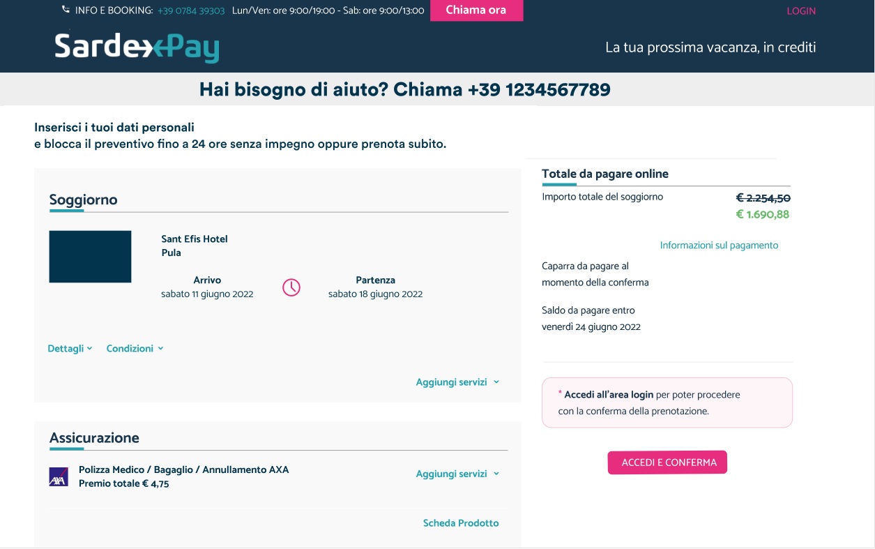 Clicca per tornare indietro